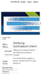 Mobile Screenshot of intern.heriburg-gymnasium.de